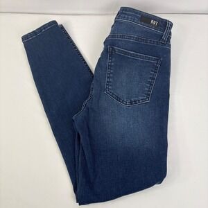 Kut from the Kloth Connie Fab Ab Ankle High Rise Skinny Jeans Dark Wash Size 2
